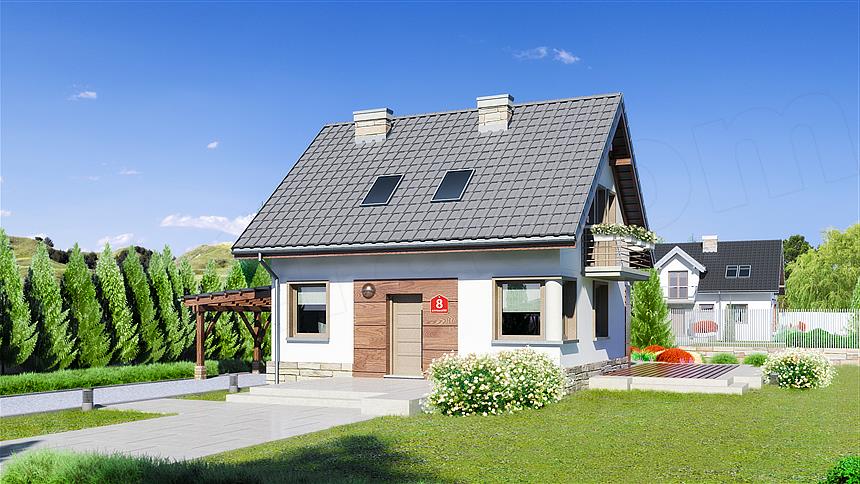 Projekt domu Dom przy Wiosennej 8