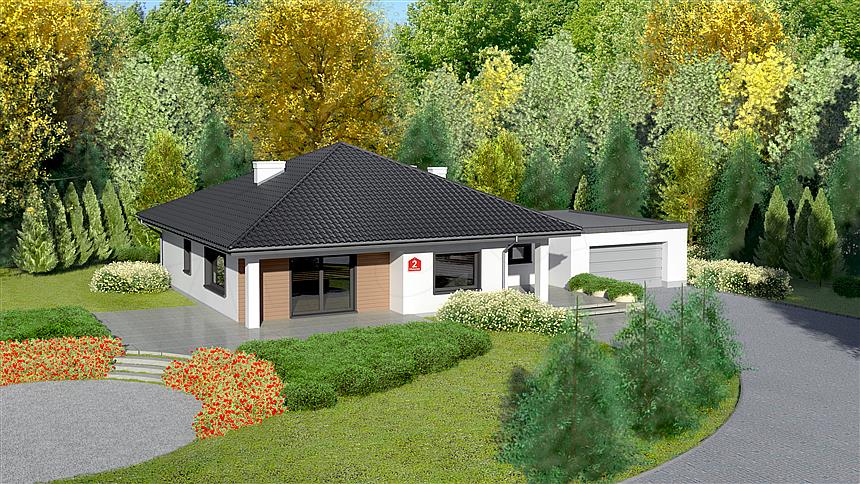 Projekt domu Dom przy Makowej 2 bis