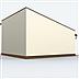 projekt domu G80 szkielet drewniany garaż dwustanowiskowy