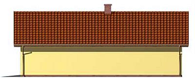 G1m garaż dwustanowiskowy z pomieszczeniem gospodarczym elewacja