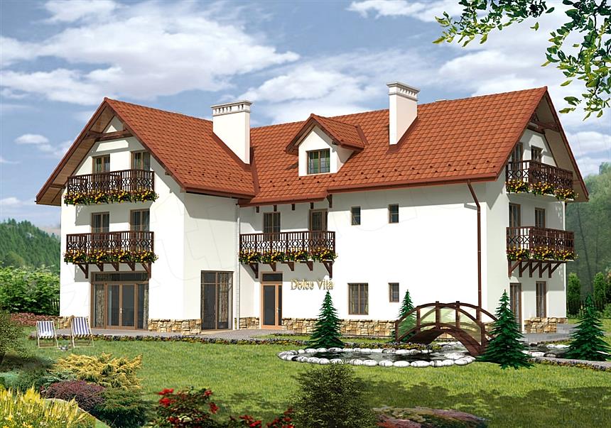 Projekt domu Pensjonat