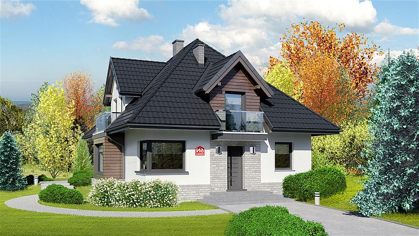 Projekt domu Dom przy Sielskiej 6 N