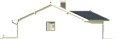 Juka z garażem elewacja