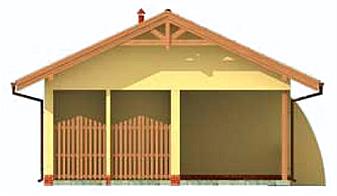 G251 budynek gospodarczy elewacja