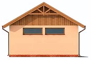 G261 budynek gospodarczy elewacja