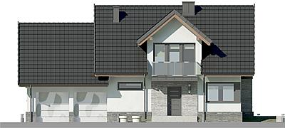 Dom przy Cyprysowej 15 DN2 elewacja