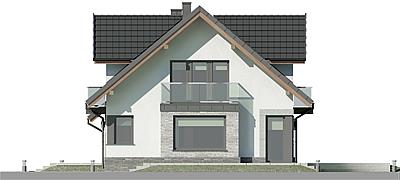 Dom przy Cyprysowej 15 DN2 elewacja