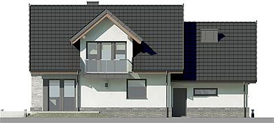 Dom przy Cyprysowej 15 DN2 elewacja