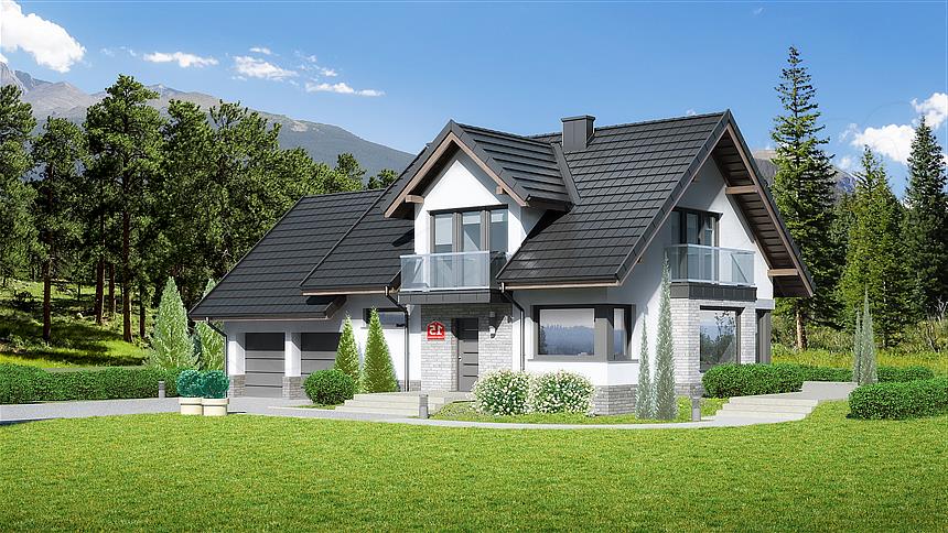 Projekt domu Dom przy Cyprysowej 15 DN2