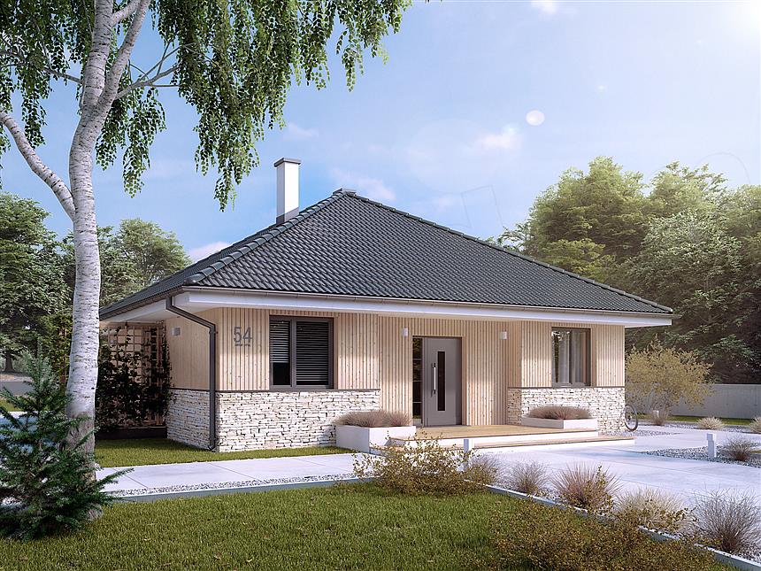 Projekt domu Elka 2 dr-st