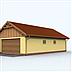 projekt domu G123 budynek gospodarczy