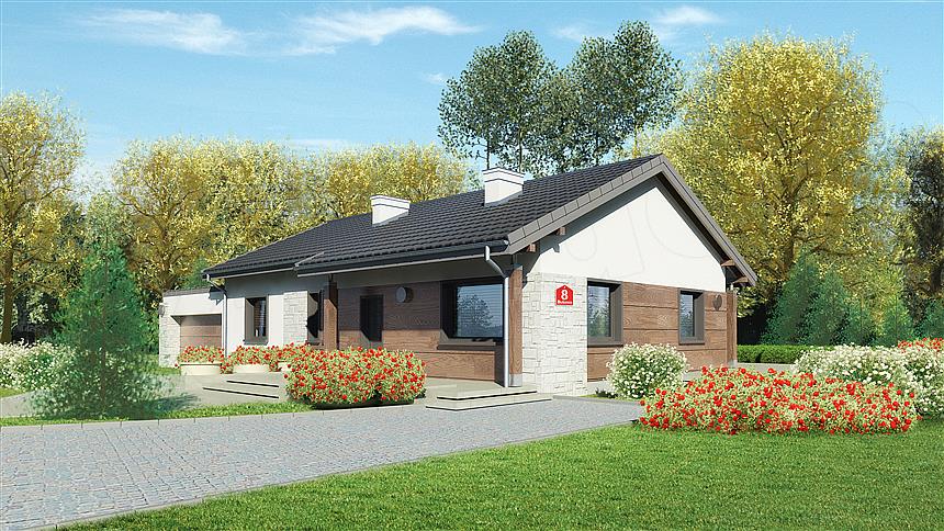 Projekt domu Dom przy Bukowej 8