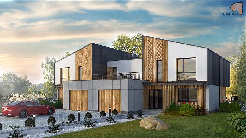 Projekt domu Bliźniak 03
