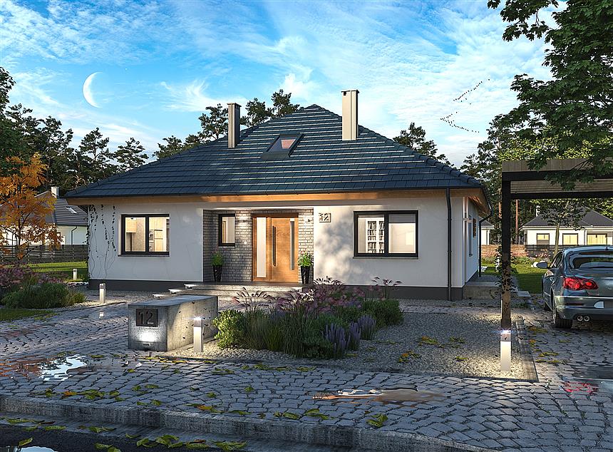 Projekt domu Tryton 3 WZ