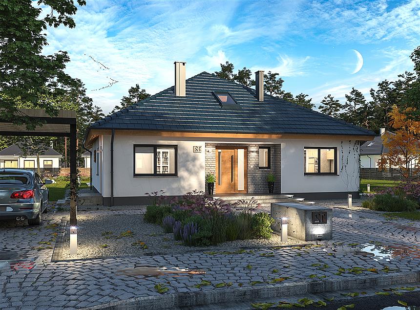 Projekt domu Tryton 3 WZ
