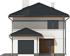 Egon z garażem 1-st. [A] elewacja