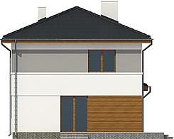 Egon z garażem 1-st. [A] elewacja