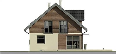 Dom przy Alabastrowej 7 elewacja