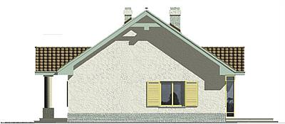 Angela A garaż elewacja