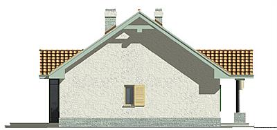 Angela A garaż elewacja