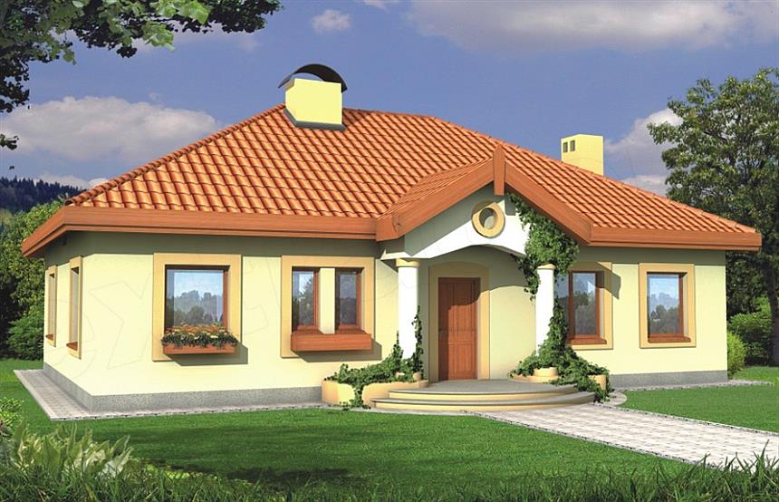 Projekt domu Sielanka 1b0g-p