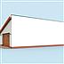 projekt domu G318 szkielet drewniany garaż dwustanowiskowy z pomieszczeniem gospodarczym