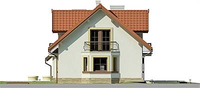 Dom przy Modrzewiowej 14 elewacja