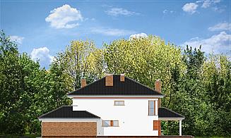 Willa na Borowej elewacja