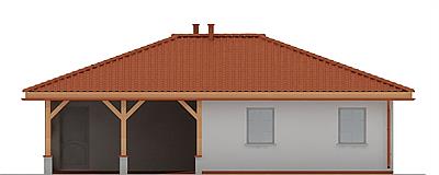 G66 - Budynek garażowo - gospodarczy elewacja