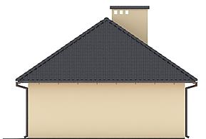 G85 - Budynek garażowo - gospodarczy elewacja