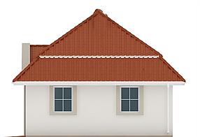 G95 - Budynek garażowo - gospodarczy elewacja