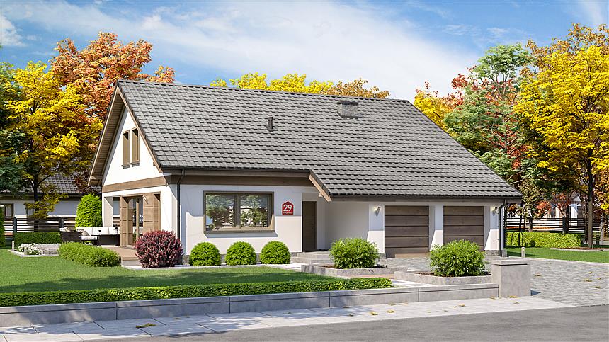 Projekt domu Dom przy Przyjemnej 29 bis