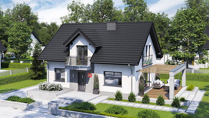 Projekt domu Dom przy Alabastrowej 56