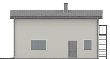 G107 - Budynek garażowo - gospodarczy elewacja