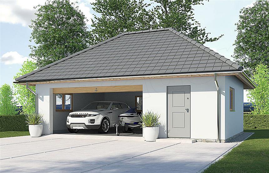 Projekt domu APG 7A garaż