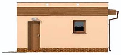 G5A garaż trzystanowiskowy elewacja