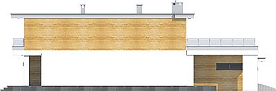 Long II z garażem 1-st. [A] elewacja