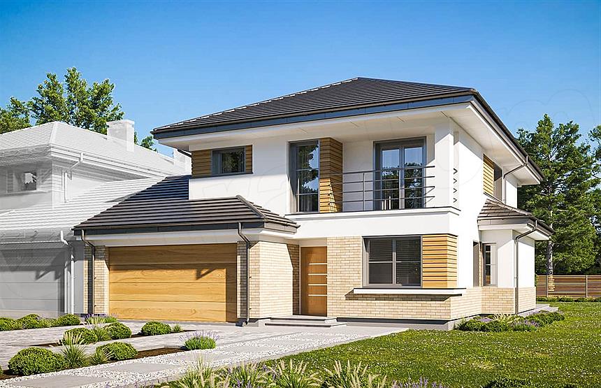 Projekt domu Kasjopea 2 wariant B