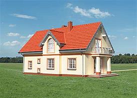 Antałek Mobil - murowana – beton komórkowy elewacja