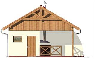 G41 Szkielet drewniany elewacja