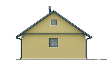 G20 - Budynek garażowy z wiatą elewacja