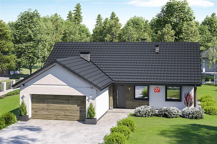 Projekt domu Dom przy Bukowej 27