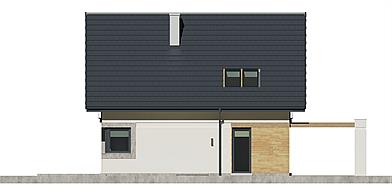 Dom przy Cyprysowej 54 elewacja