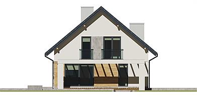 Dom przy Cyprysowej 54 elewacja