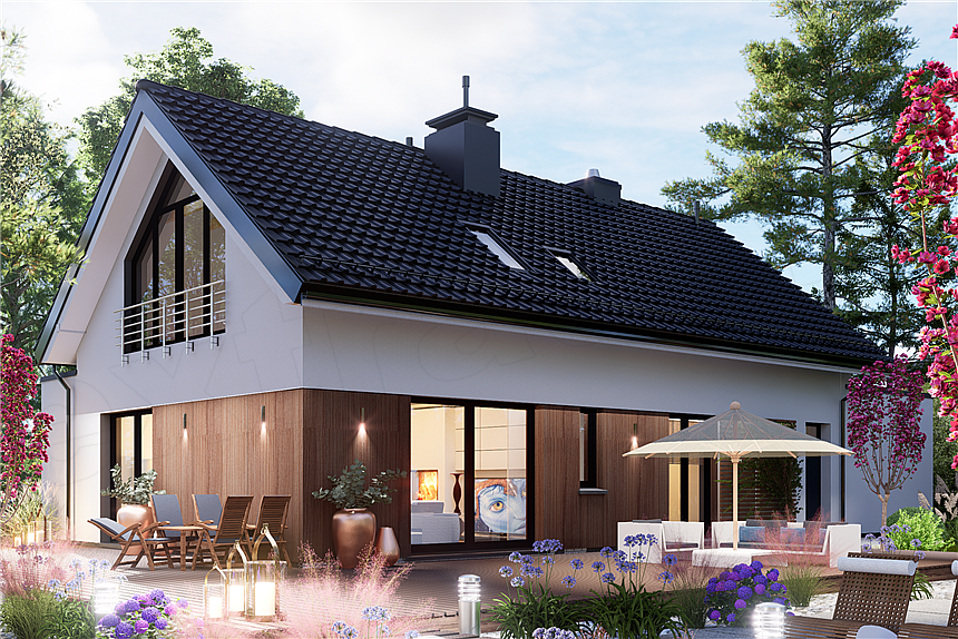 Projekt domu Domidea 64 2G w2