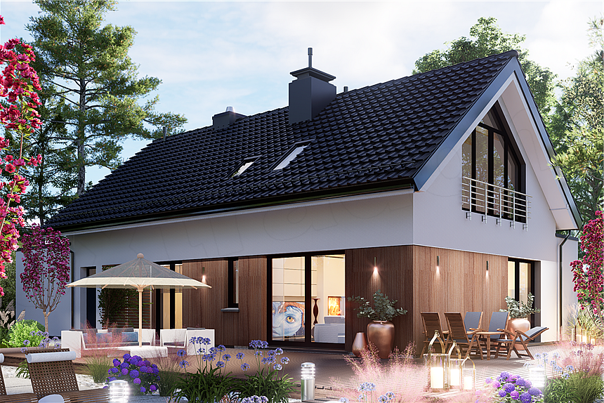 Projekt domu Domidea 64 2G w2