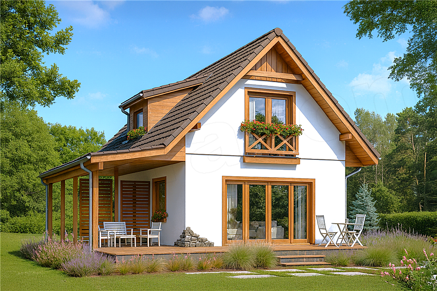 Projekt domu Szarejka