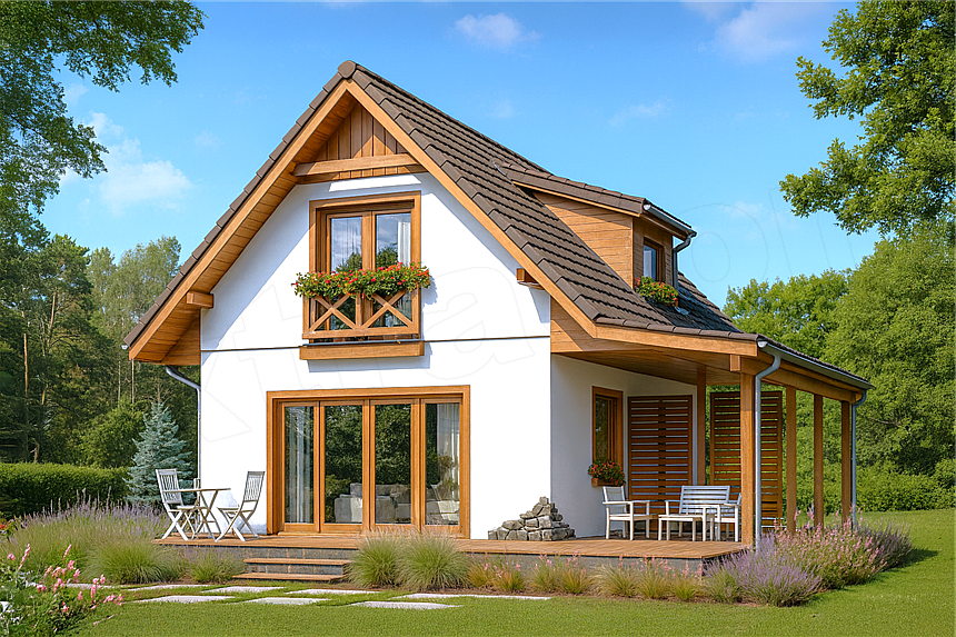 Projekt domu Szarejka