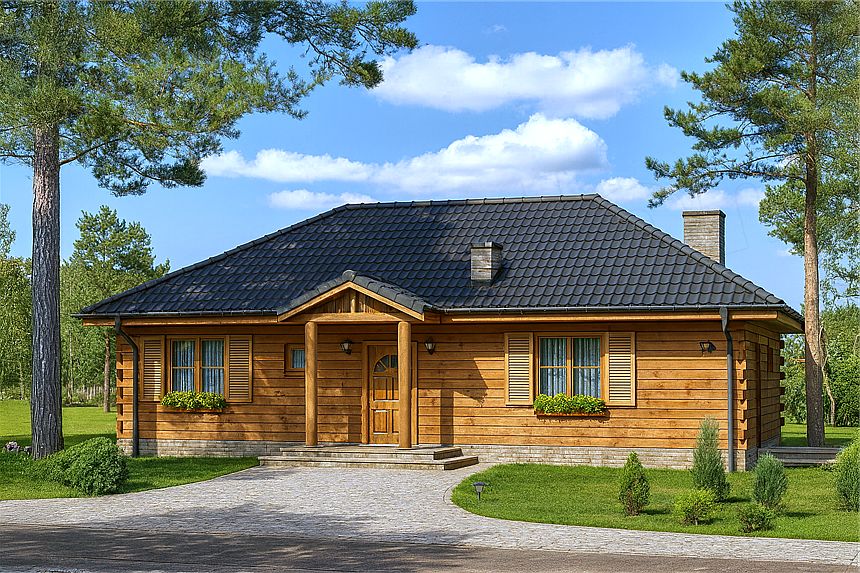 Projekt domu Jaskółka