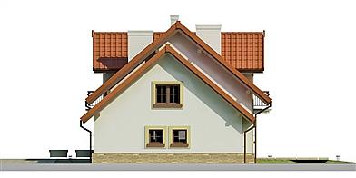 Dom przy Modrzewiowej 14 elewacja